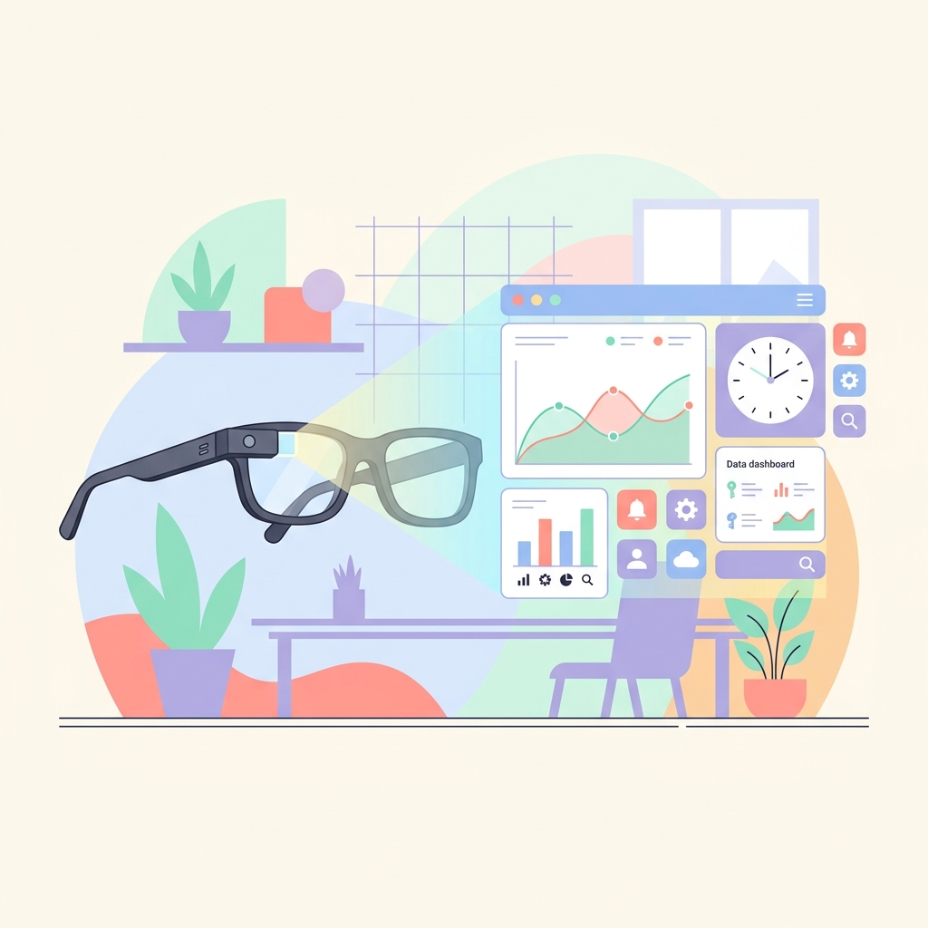 スマートグラスを使用した作業支援アプリ